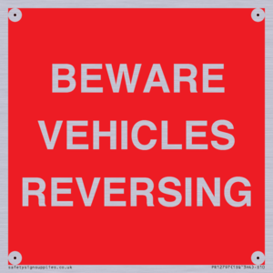 BEWARE VEHICLES REVERSING